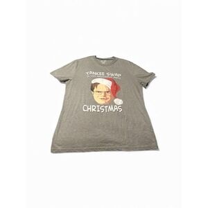 The Office Dwight Schrute Tshirt Yanked Swap Christmas Men's Large